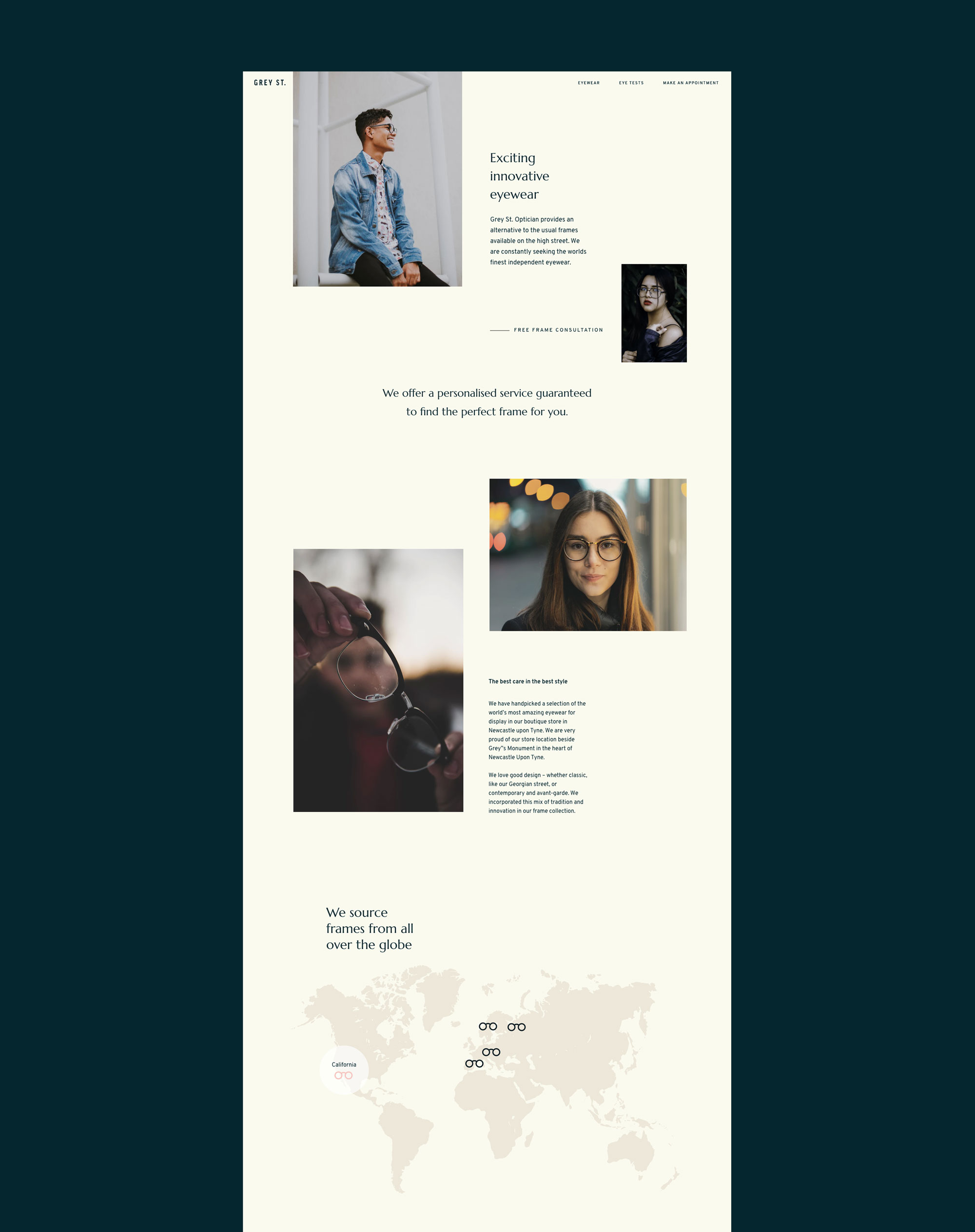 grey st website design