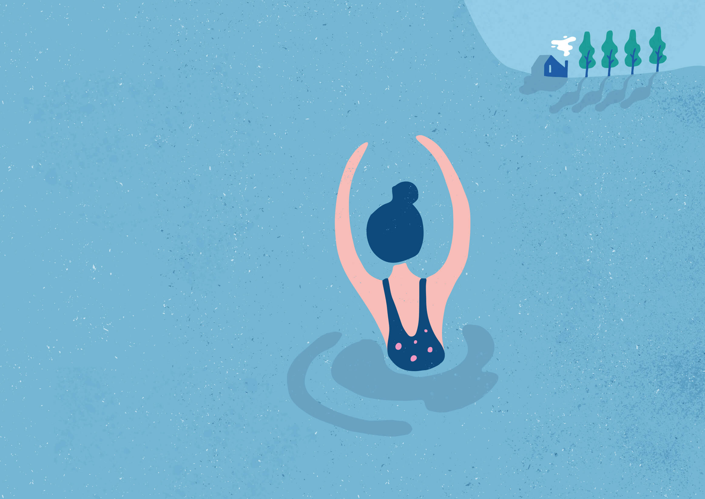 Finnmark Sauna Illustration