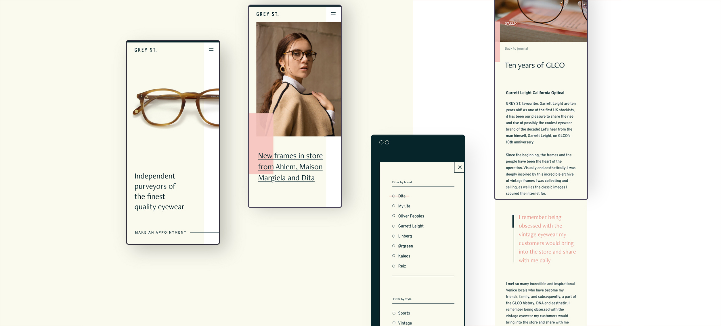 grey st UI Design